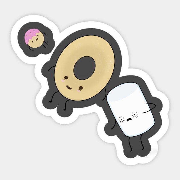 Donut Jumper Sticker by happinessinatee
